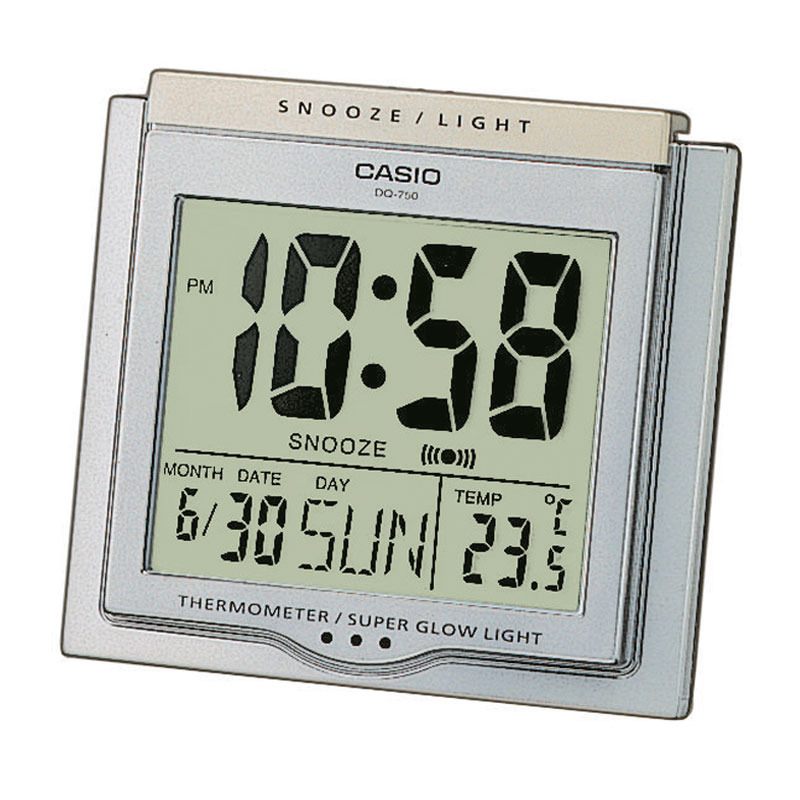 Image of CASIO Wake Up Timer - Silver