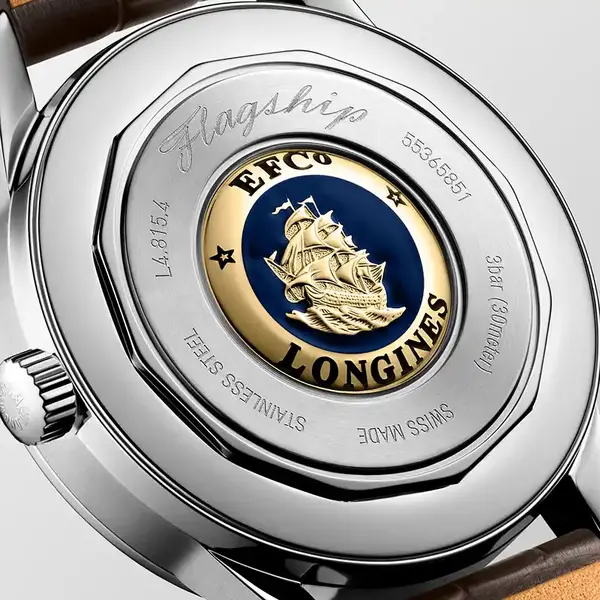 Longines Flagship Heritage baksida med guldsigill