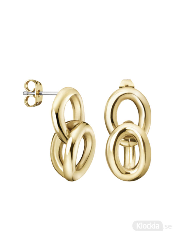 calvin klein earrings gold