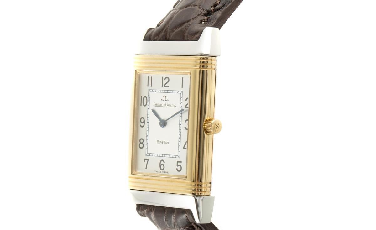 Begagnad Jaeger LeCoultre Reverso 18c Gold Steel 250.5.08