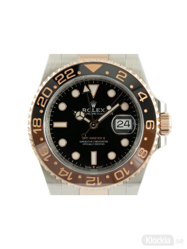 gmt master ii gold steel